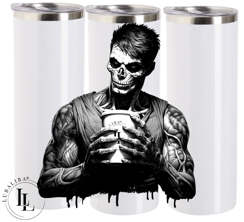 Thermo TUMBLER " Shadow Skull Coffee MAN" ArtNr.: HVLS